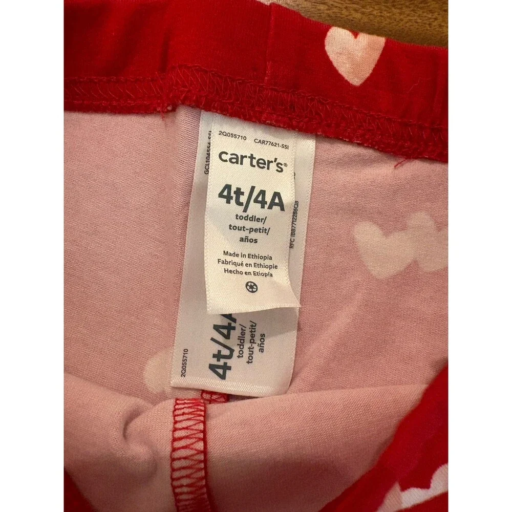 NWT/NWOT Old Navy, Carters, Cat & Jack Leggings Bundle, Navy and Hearts, Size 4T